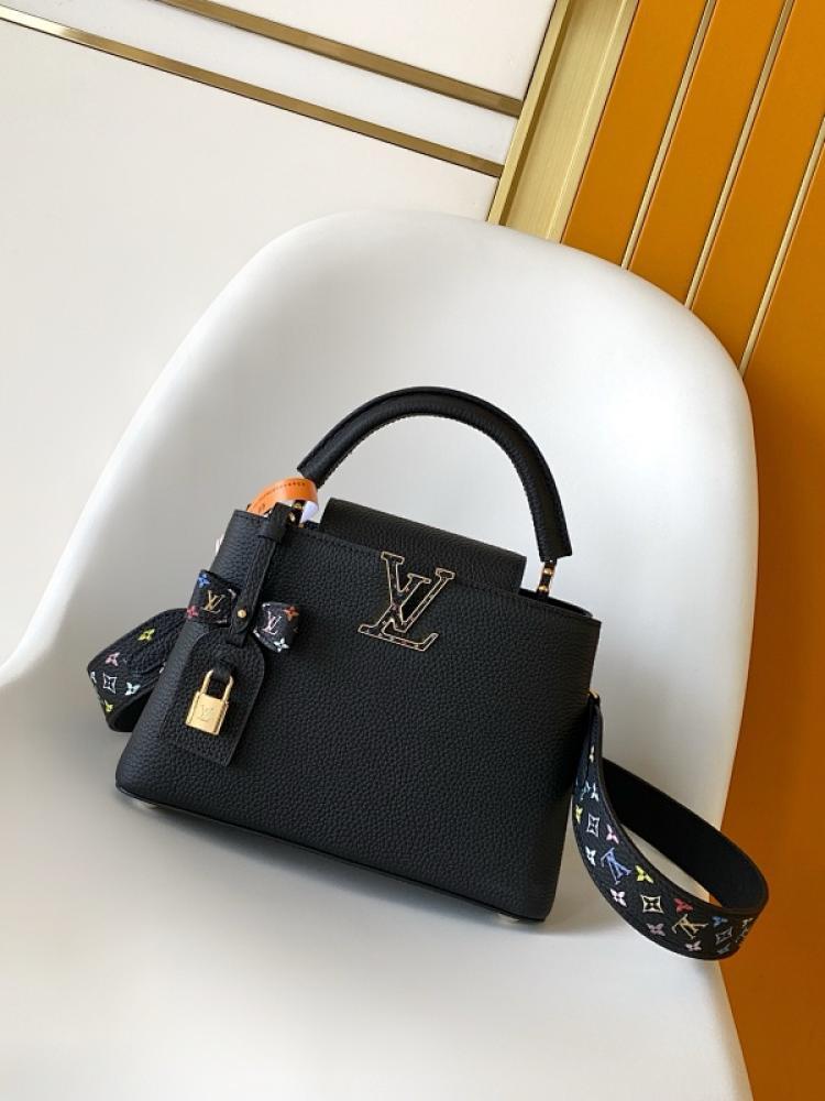 Leather Top Handle Bag