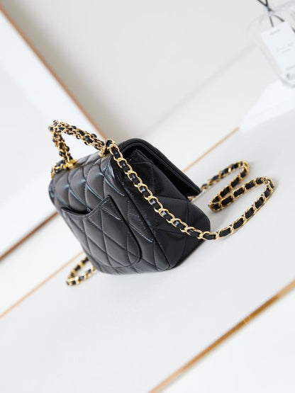 Leather Top Handle Bag