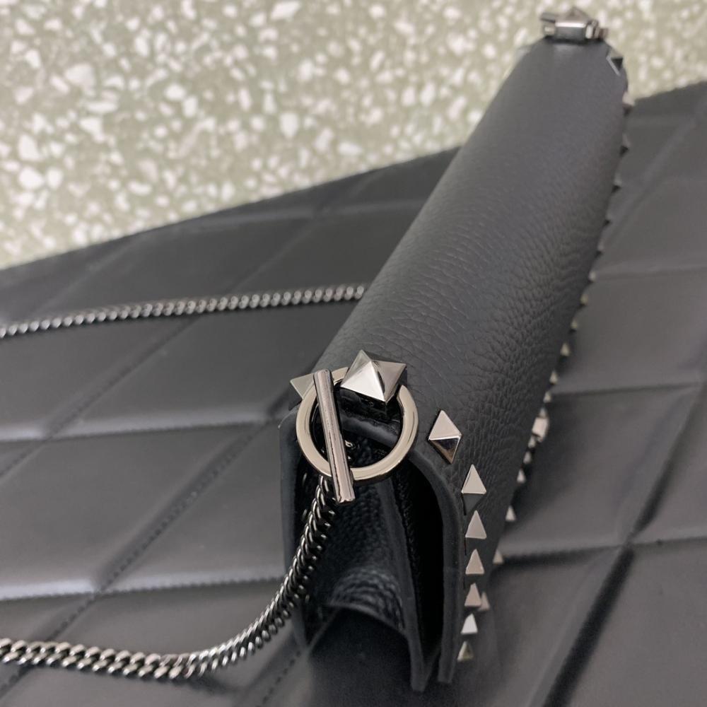 Studded Leather Crossbody Bag