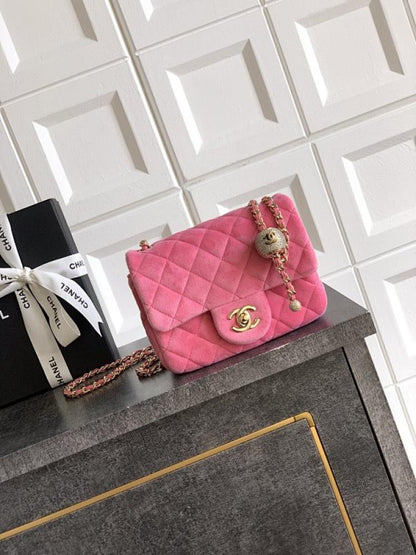 Crystal-Embellished Top Handle Bag