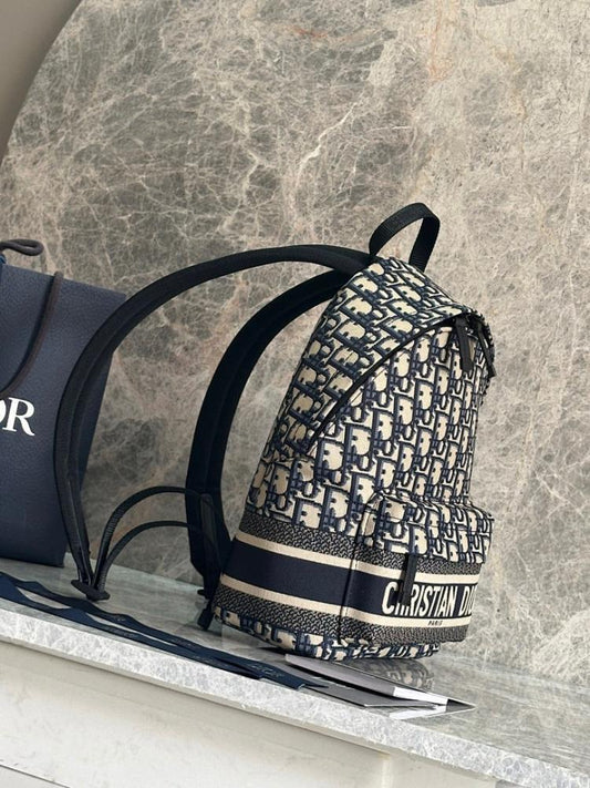 Modern Stylish Monogram Canvas Backpack