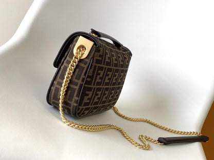 Woven Jacquard Shoulder Bag