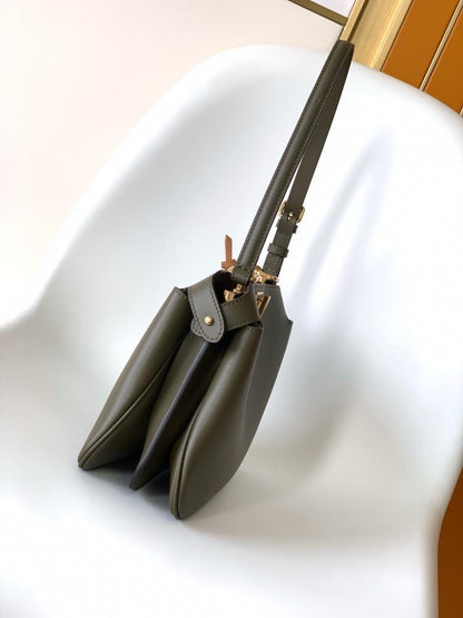 Leather Top Handle Bag