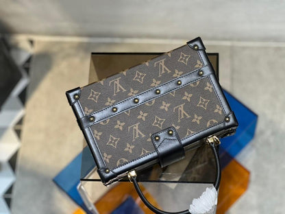 Modern Italian-Inspired Leather Top Handle Bag