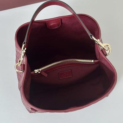 Leather Top Handle Bag
