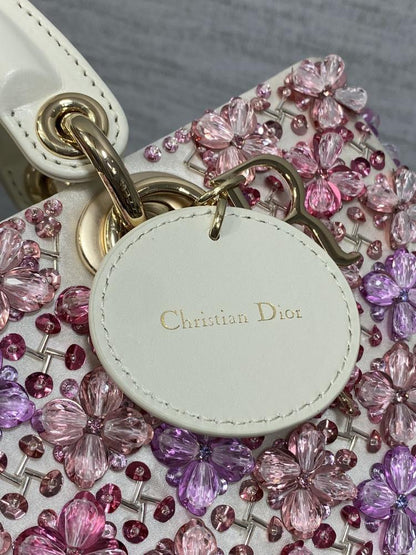 Embroidered Top Handle Bag