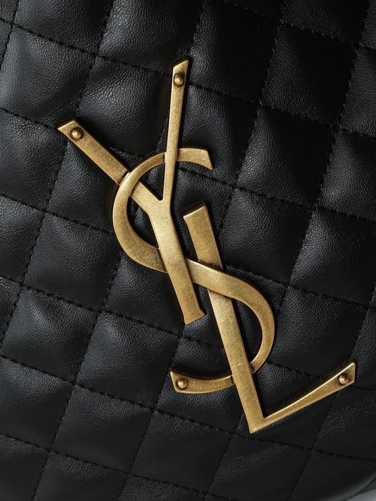 Icare Black Lambskin Tote Bag