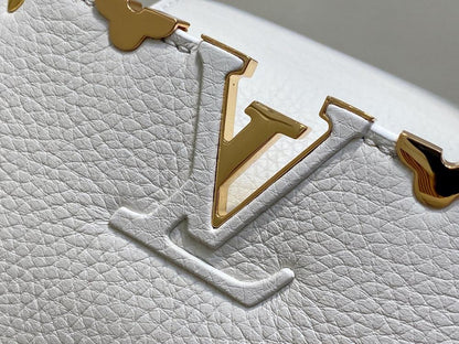 Classic Studded Leather Top Handle Bag