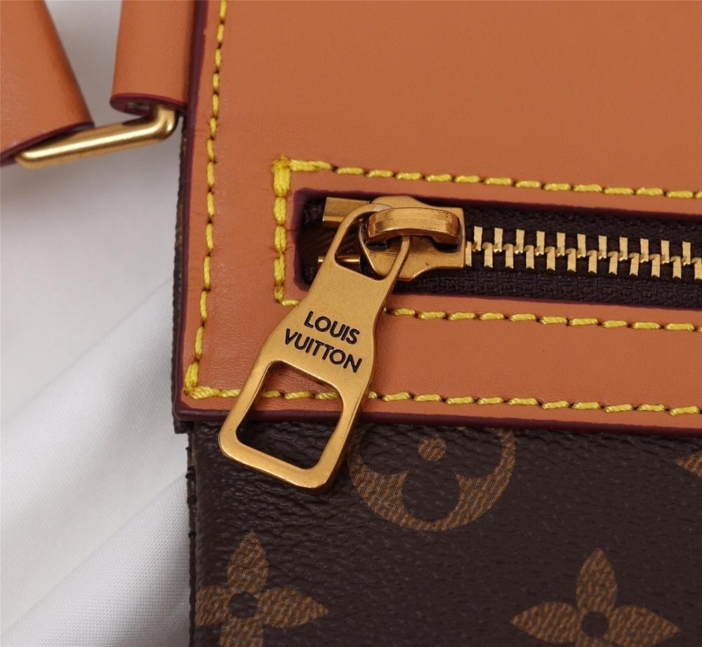 Modern Monogram Leather Crossbody Bag – Limited Edition
