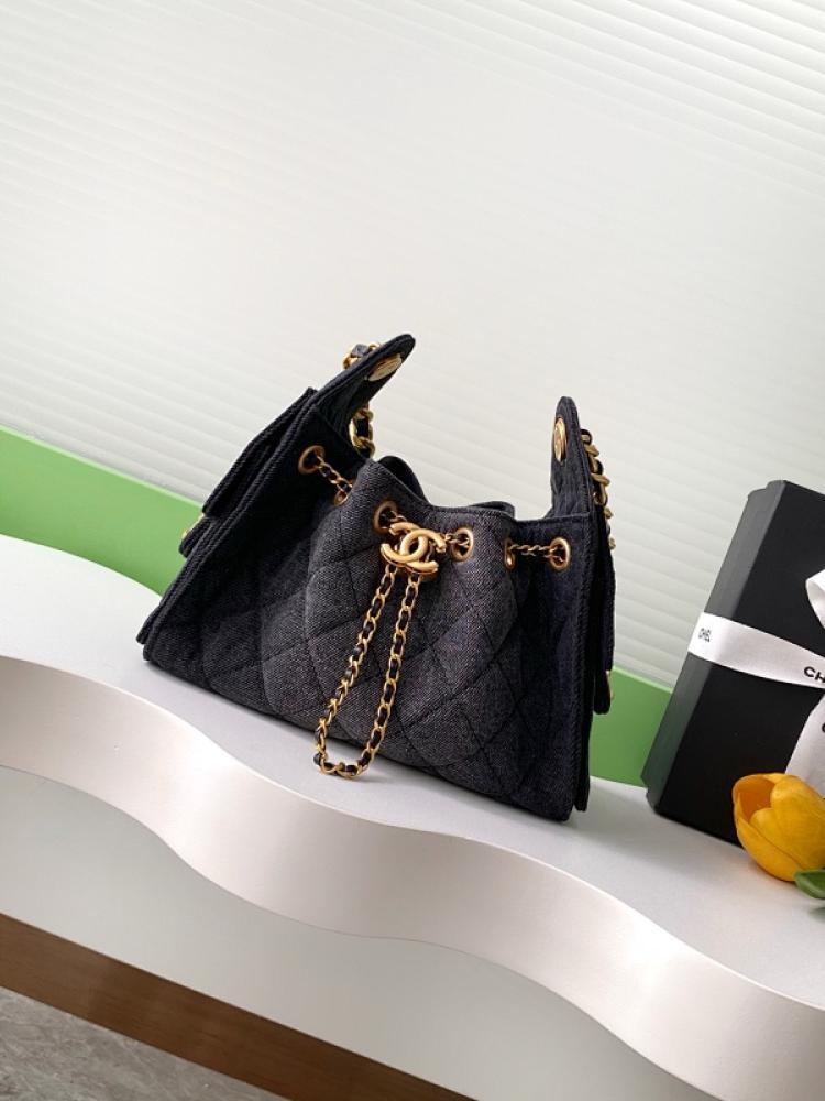 Denim Hobo Bag
