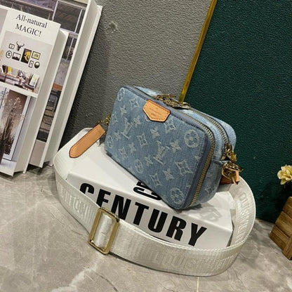 Elegant Stylish Blue Denim Shoulder Bag