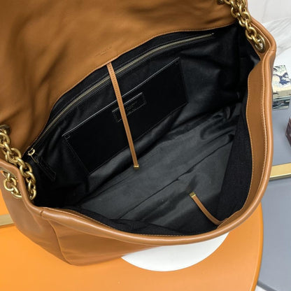 Classic Leather Top Handle Bag