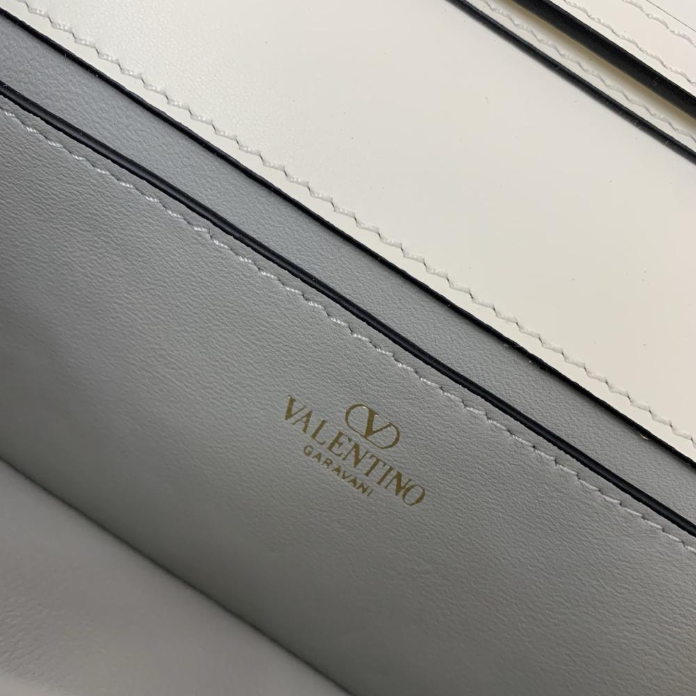 Crystal-Embellished Calfskin Top Handle Bag