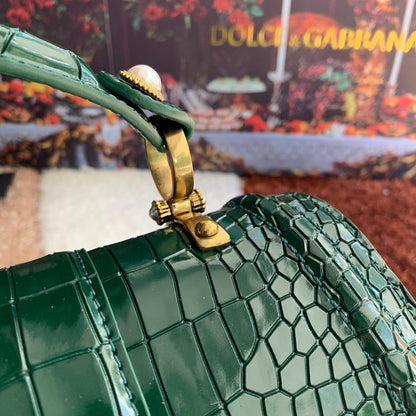 Italian-Inspired Elegant Studded Calfskin Shoulder Bag