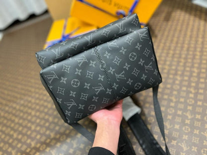 Modern Refined Leather Top Handle Bag