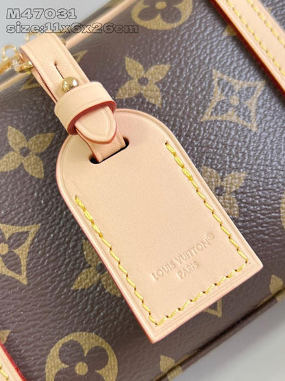 Alma Leather Top Handle Bag