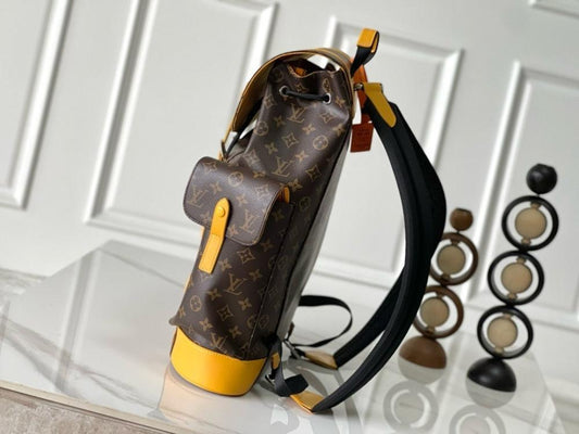 Elegant Stylish Black Canvas Backpack