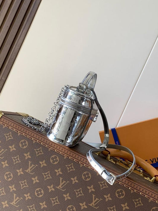 Italian-Inspired Luxury Monogram Shoulder Bag