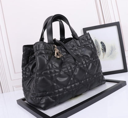 Luxury Stylish Black Calfskin Top Handle Bag – Limited Edition