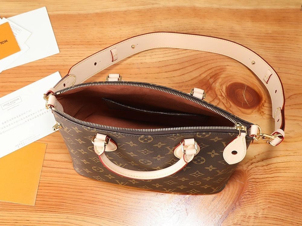 Elegant Stylish Monogram Leather Shoulder Bag