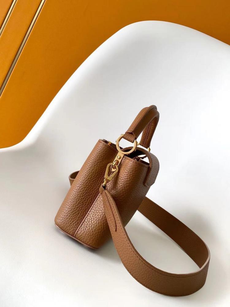 Monogram Leather Shoulder Bag