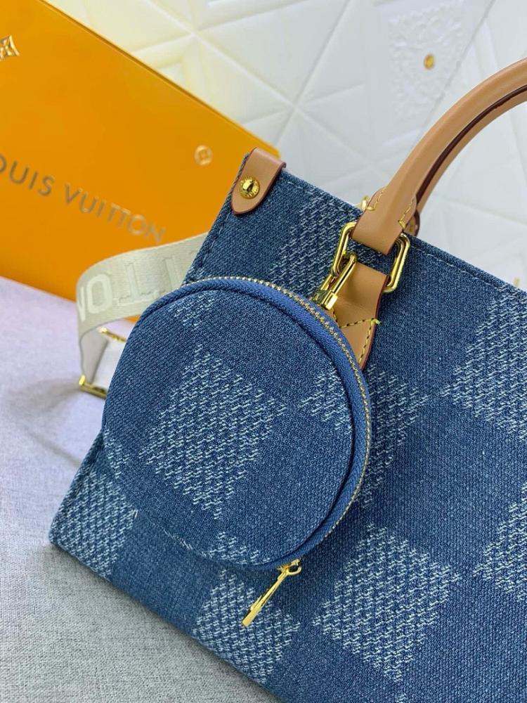 Elegant Refined Denim Crossbody Bag