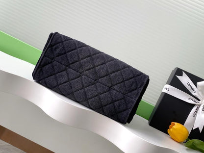 Denim Top Handle Bag