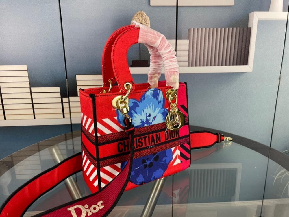 Diane Embroidered Shoulder Bag