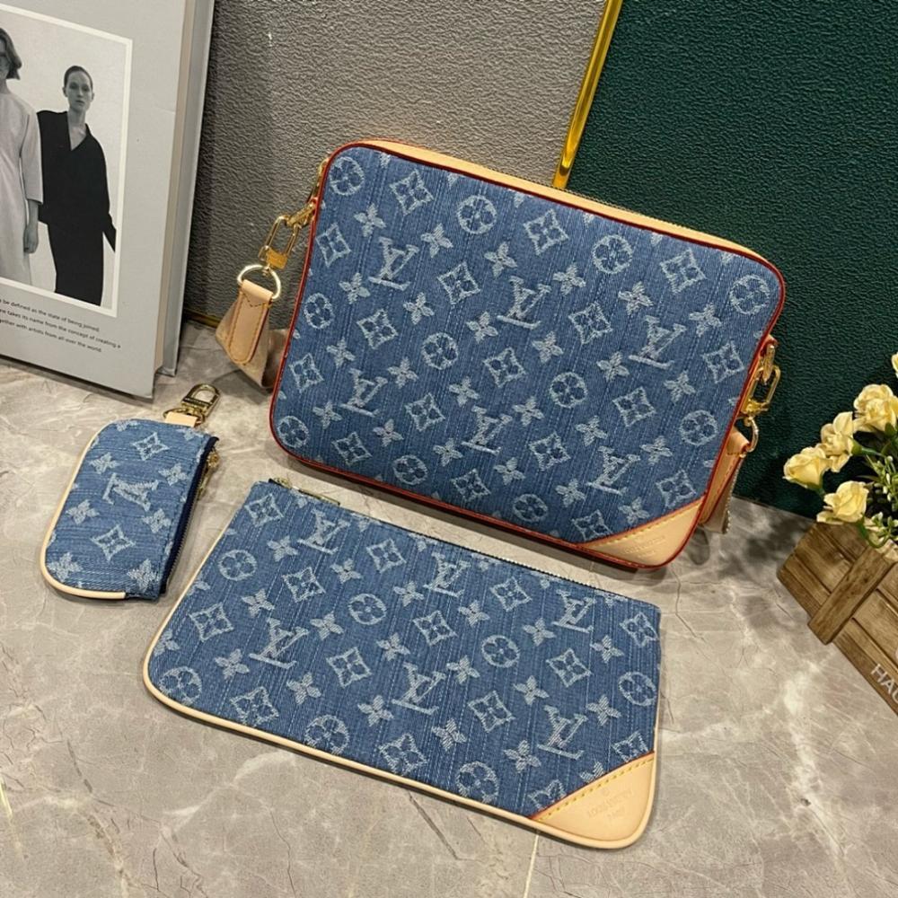 Stylish Refined Denim Shoulder Bag