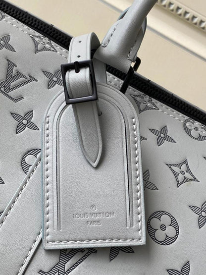 Classic Modern Grey Calfskin Bag