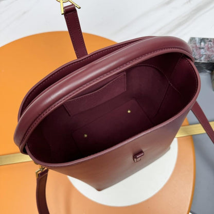 Luxury Calfskin Bucket Bag