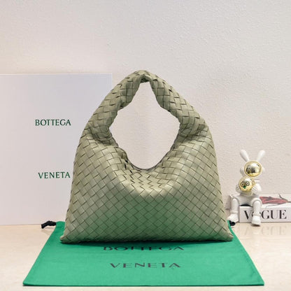 Woven Leather Top Handle Bag