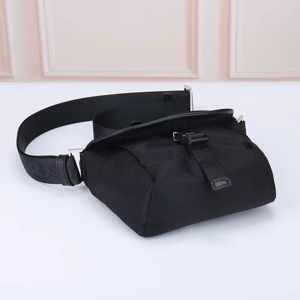 Italian-Inspired Stylish Woven Nylon Shoulder Bag