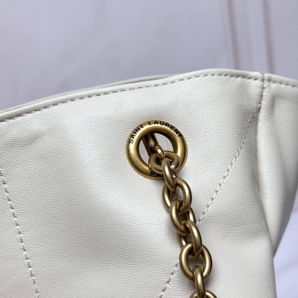 Gold Leather Shoulder Bag