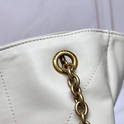 Gold Leather Shoulder Bag