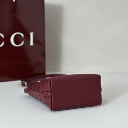 Luxury Leather Top Handle Bag