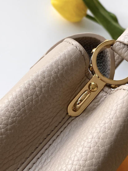 Leather Top Handle Bag