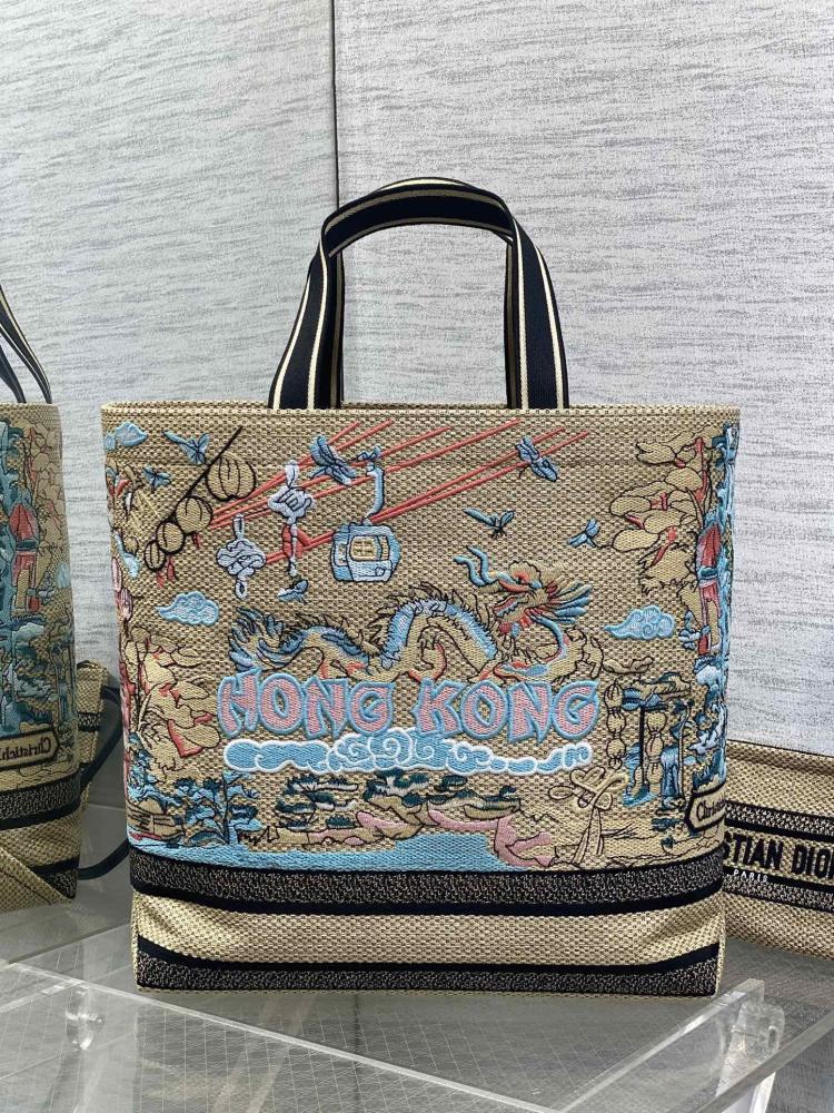 Embroidered Top Handle Bag