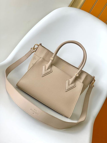 Stylish Premium Monogram Calfskin Shoulder Bag