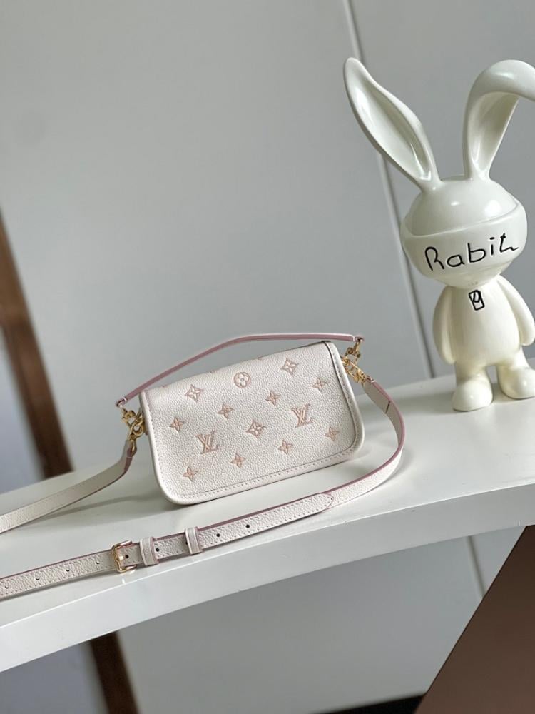 Diane Monogram Leather Shoulder Bag