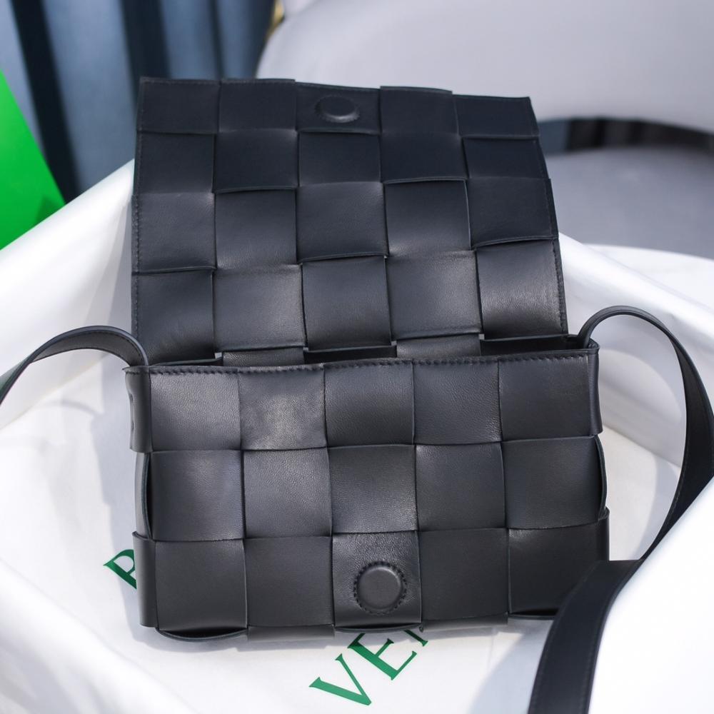 Cassette Lambskin Top Handle Bag