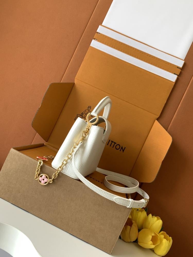 Gold Top Handle Bag