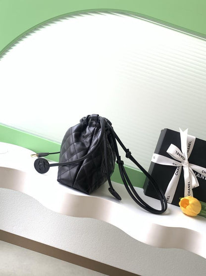 Leather Bucket Bag