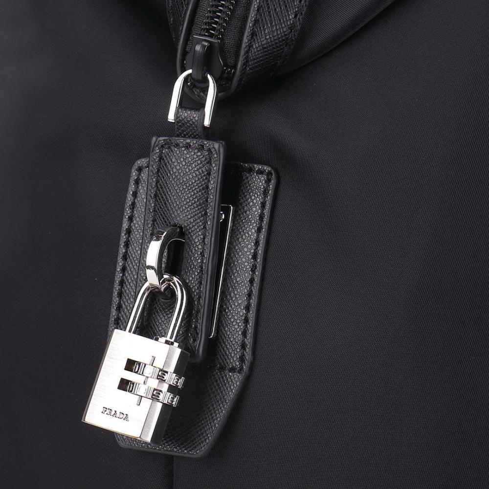 Modern Italian-Inspired Nylon Shoulder Bag