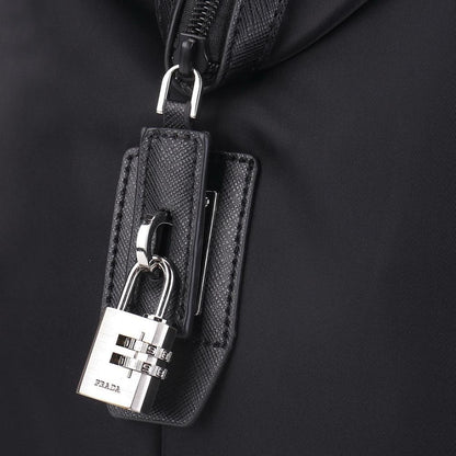 Modern Italian-Inspired Nylon Shoulder Bag