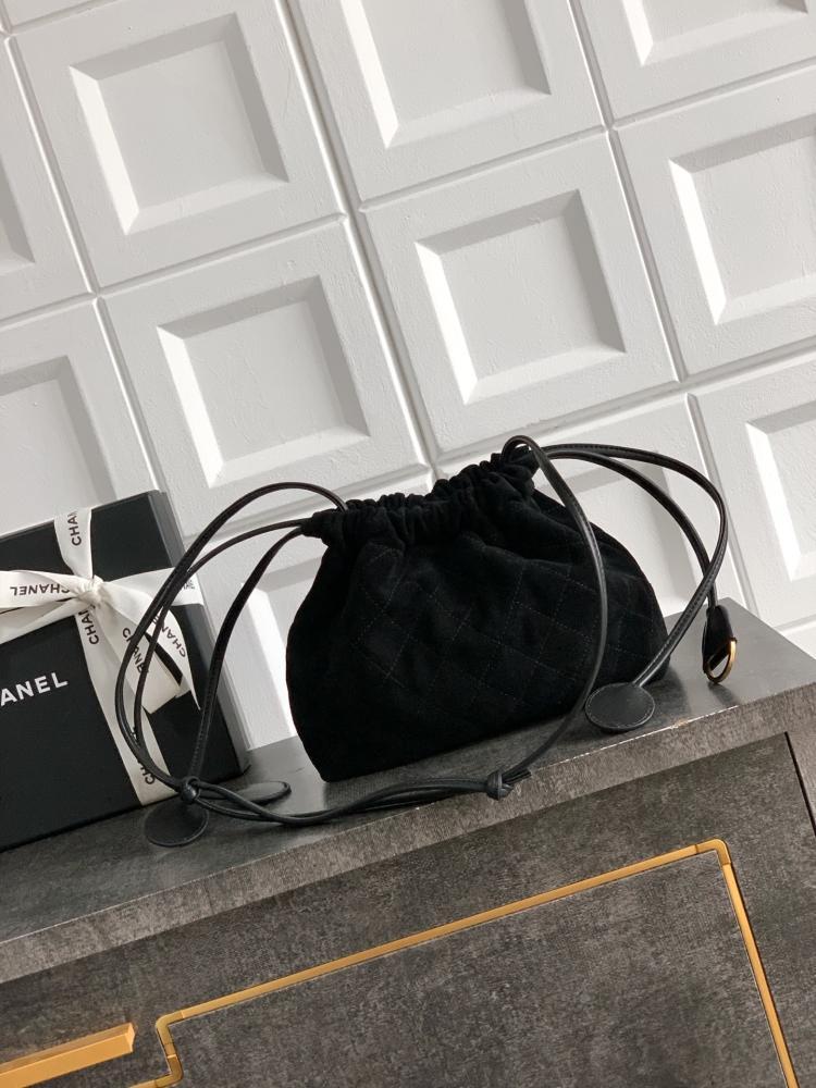 Classic Suede Top Handle Bag