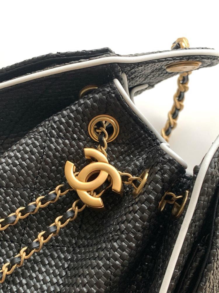 Straw Bucket Bag