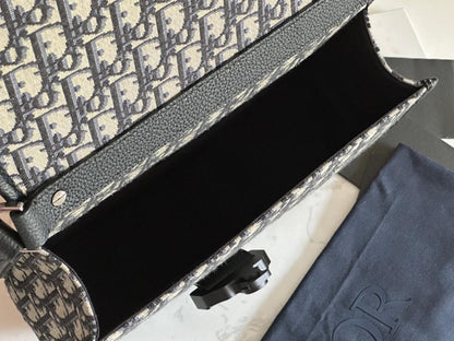 Italian-Inspired Stylish Black Printed Leather Shoulder Bag