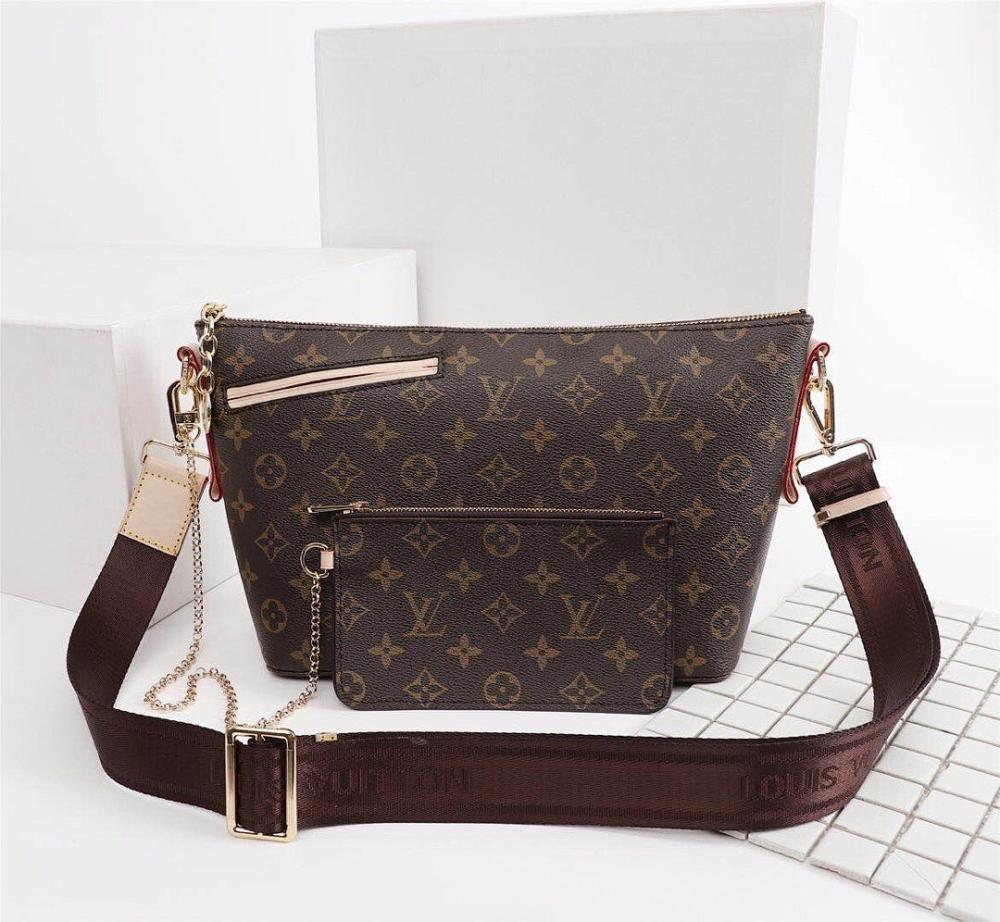 Boite Chapeau Monogram Leather Shoulder Bag